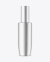 Matte Metallic Cosmetic Bottle Mockup