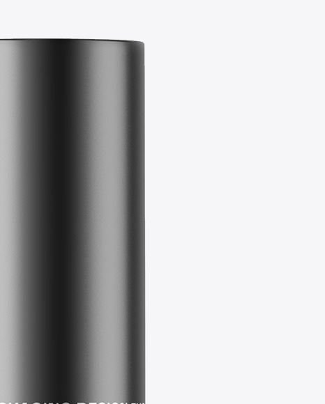 Matte Metallic Cosmetic Bottle Mockup