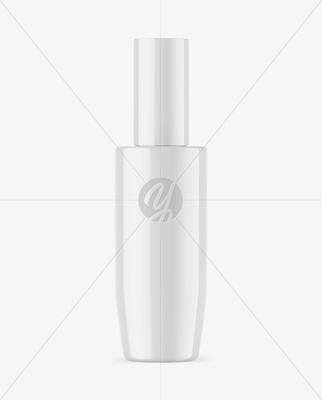 Glossy Cosmetic Bottle Mockup