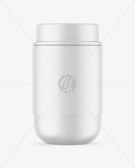 Matte Insulated Food Jar Mockup