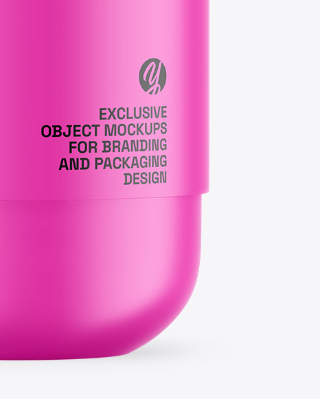 Matte Insulated Food Jar Mockup