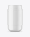 Glossy Insulated Food Jar Mockup