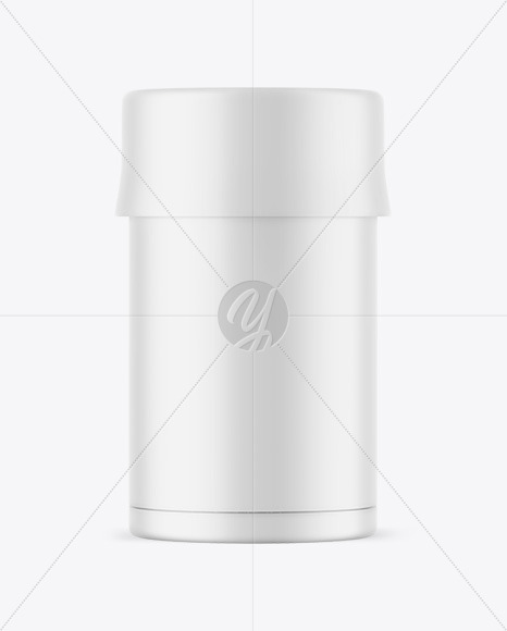 Matte Insulated Food Jar Mockup