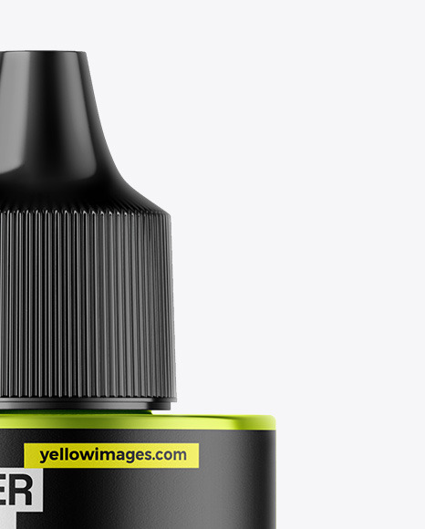 Metallic Dropper Bottle Mockup