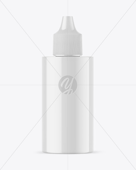 Glossy Dropper Bottle Mockup