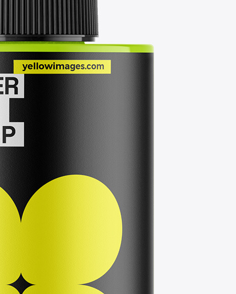 Glossy Dropper Bottle Mockup