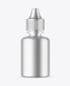 Matte Metallic Dropper Bottle Mockup