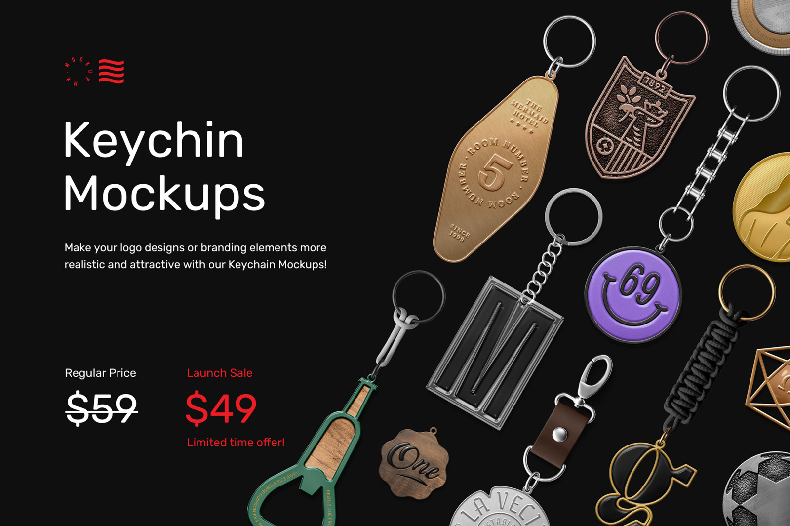 Keychain Mockups Generator Keychain Mockups Generator