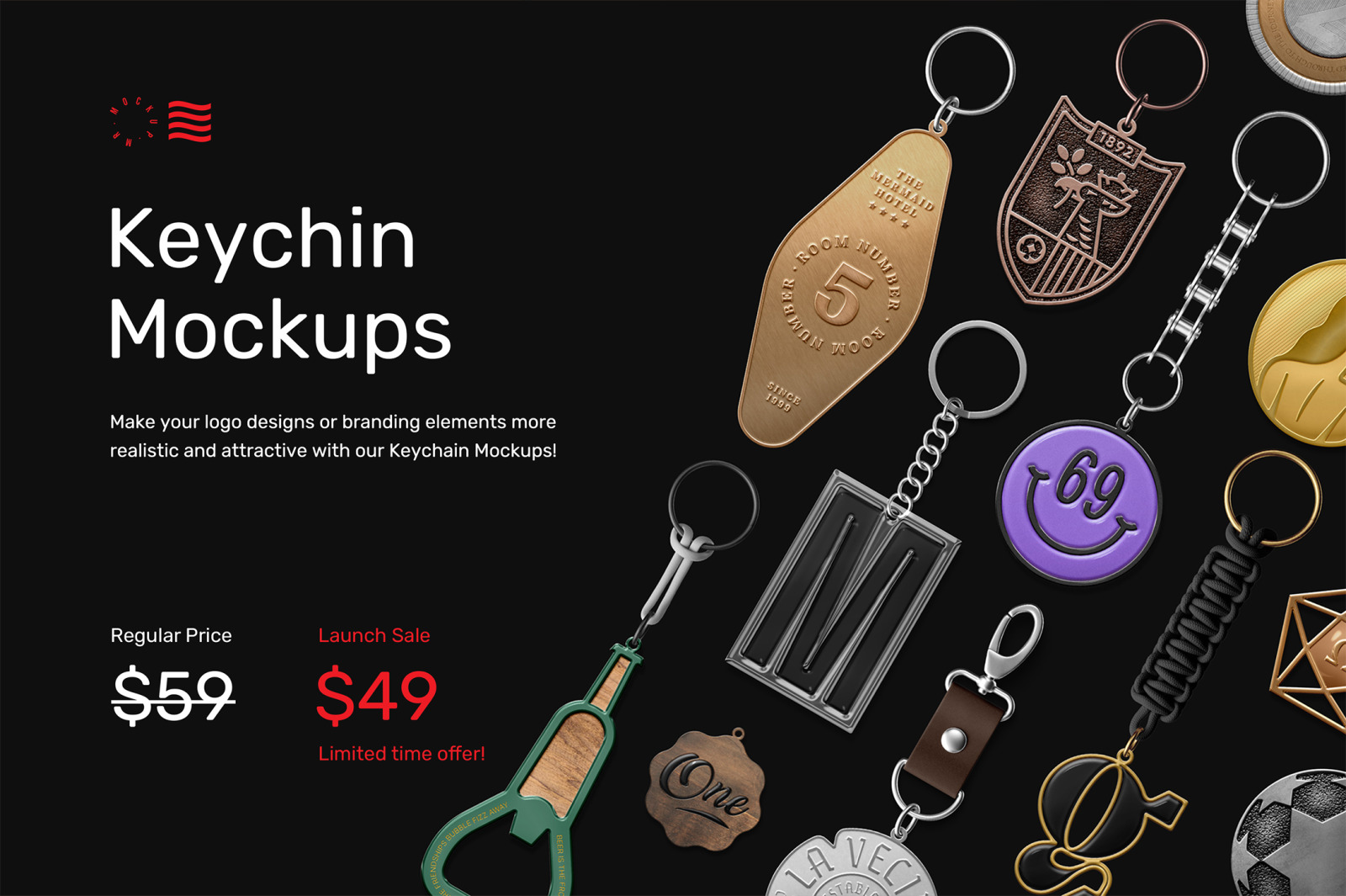 Keychain Mockups Generator