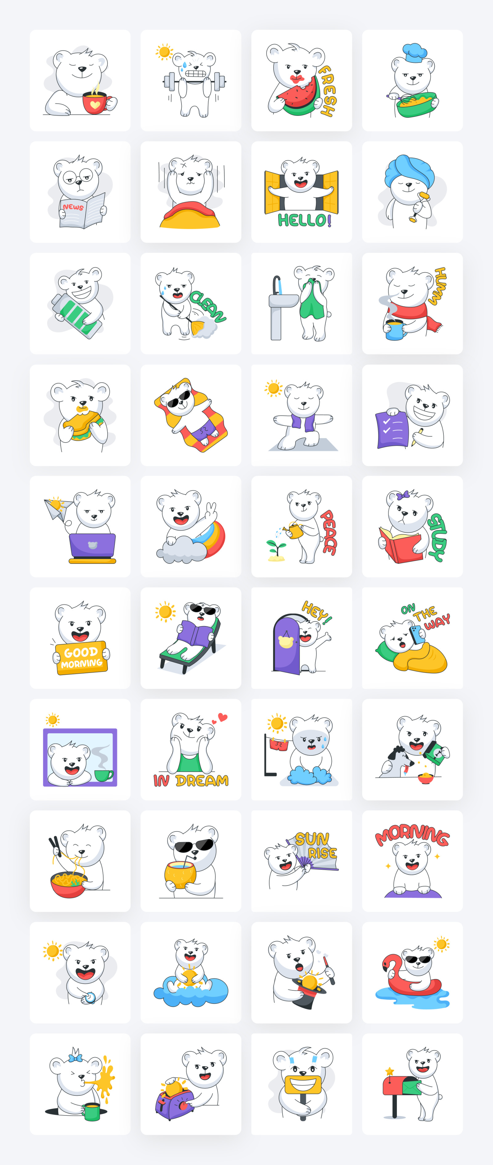 Animated Good Morning Stickers