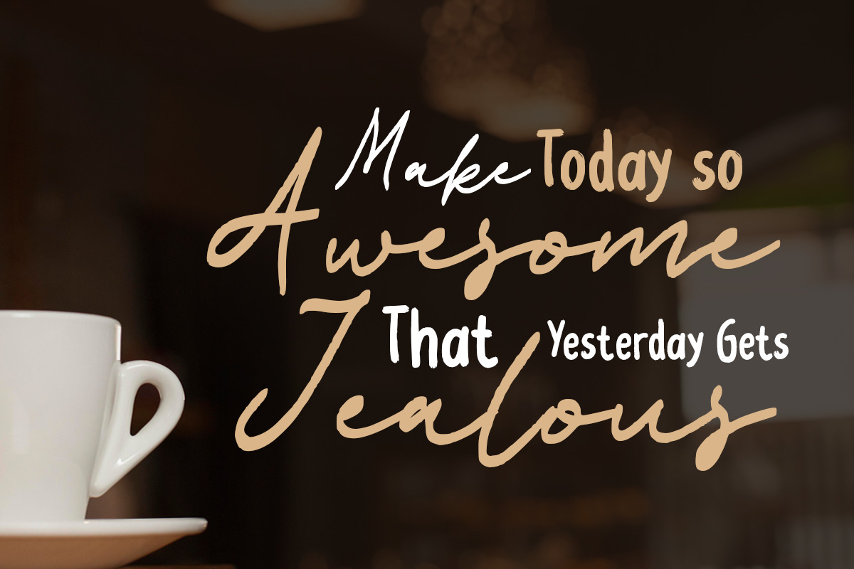 Cafein – Authentic Handwritten Font Cafein – Authentic Handwritten Font