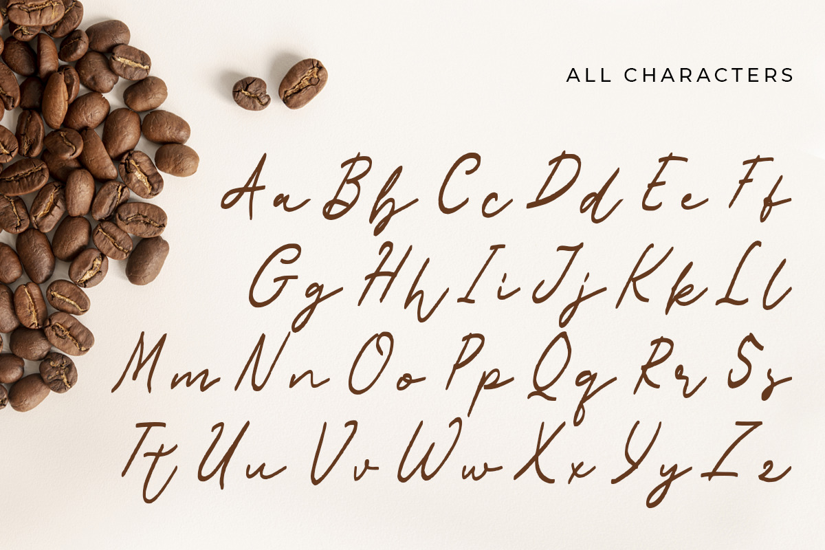 Cafein – Authentic Handwritten Font Cafein – Authentic Handwritten Font