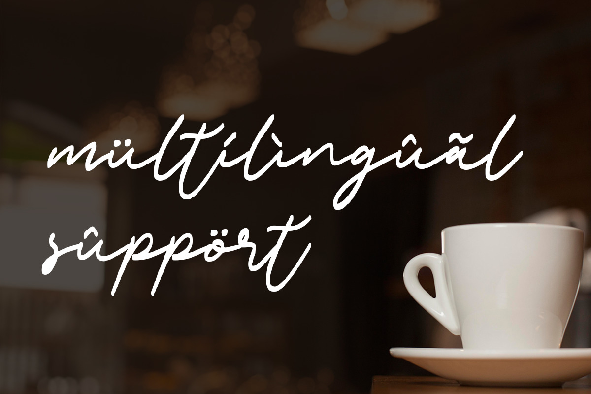 Cafein – Authentic Handwritten Font Cafein – Authentic Handwritten Font