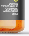 Glass Red Sweet Chilli Sauce Jar Mockup