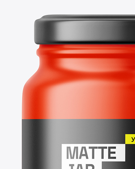 Matte Large Jar Mockup