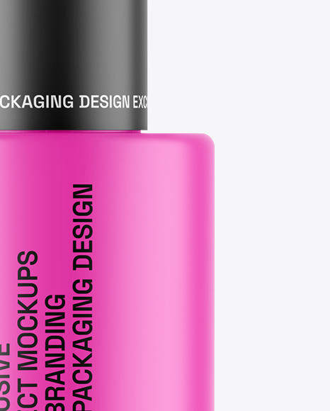 Matte Cosmetic Bottle Mockup