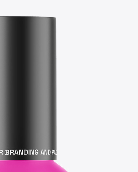 Matte Cosmetic Bottle Mockup