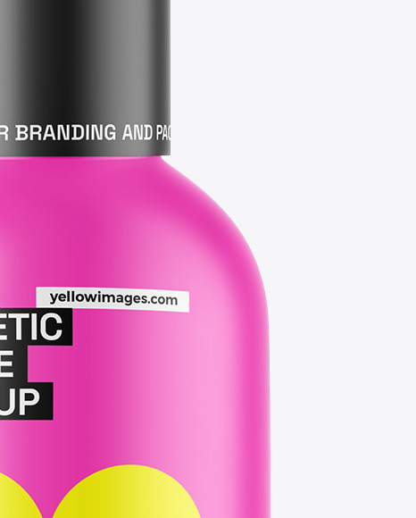 Matte Cosmetic Bottle Mockup