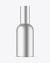 Matte Metallic Cosmetic Bottle Mockup