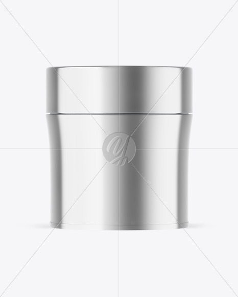 Metallic Insulated Food Jar Mockup