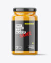 Glass Sweet Chilli Sauce Jar Mockup