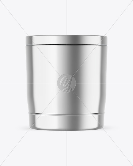 Metallic Insulated Food Jar Mockup