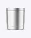 Metallic Insulated Food Jar Mockup