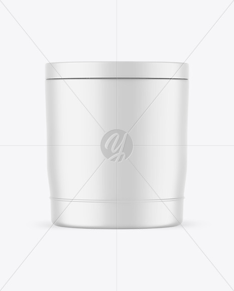 Matte Insulated Food Jar Mockup