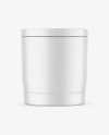 Matte Insulated Food Jar Mockup