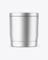 Matte Metallic Insulated Food Jar Mockup