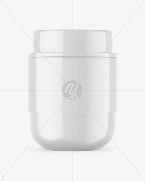 Glossy Insulated Food Jar Mockup