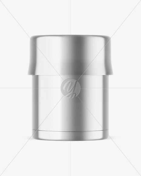 Metallic Insulated Food Jar Mockup