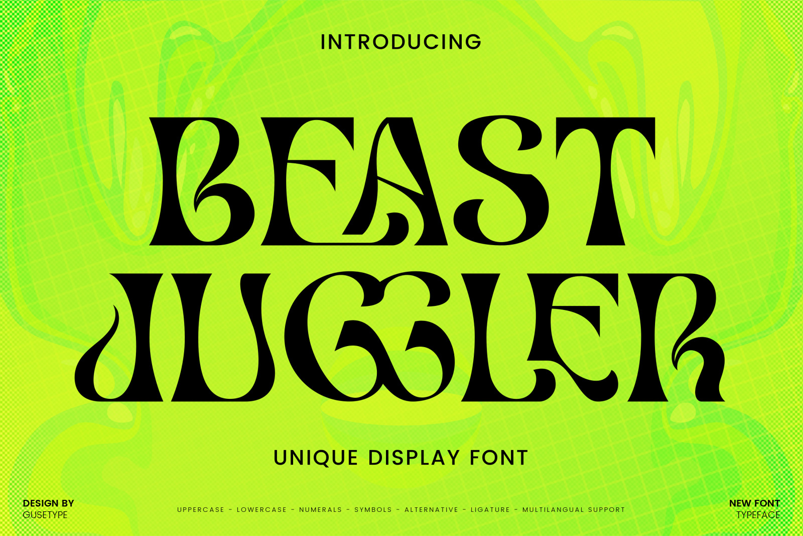 Beast Juggler - Unique Display Font Beast Juggler - Unique Display Font
