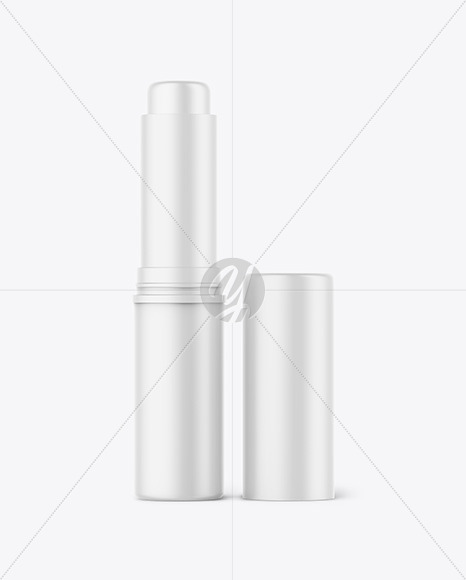 Matte Lip Balm Tube Mockup