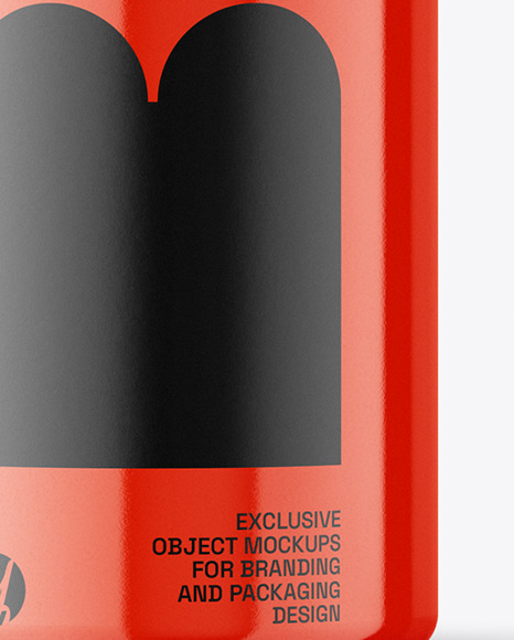 Glossy Sauce Bottle Mockup