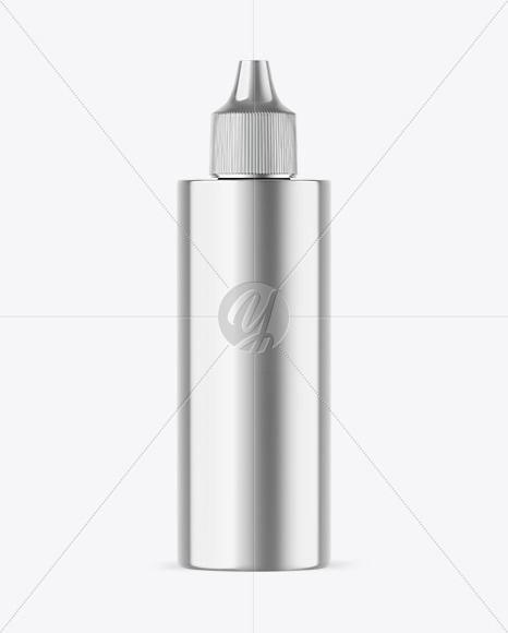 Metallic Dropper Bottle Mockup