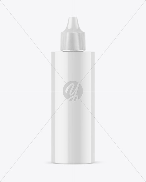 Glossy Dropper Bottle Mockup