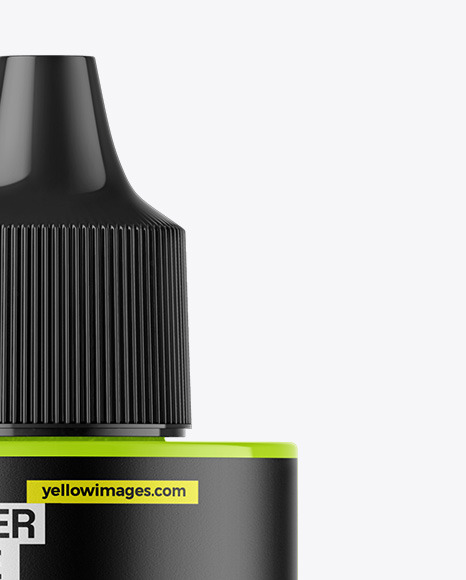 Glossy Dropper Bottle Mockup