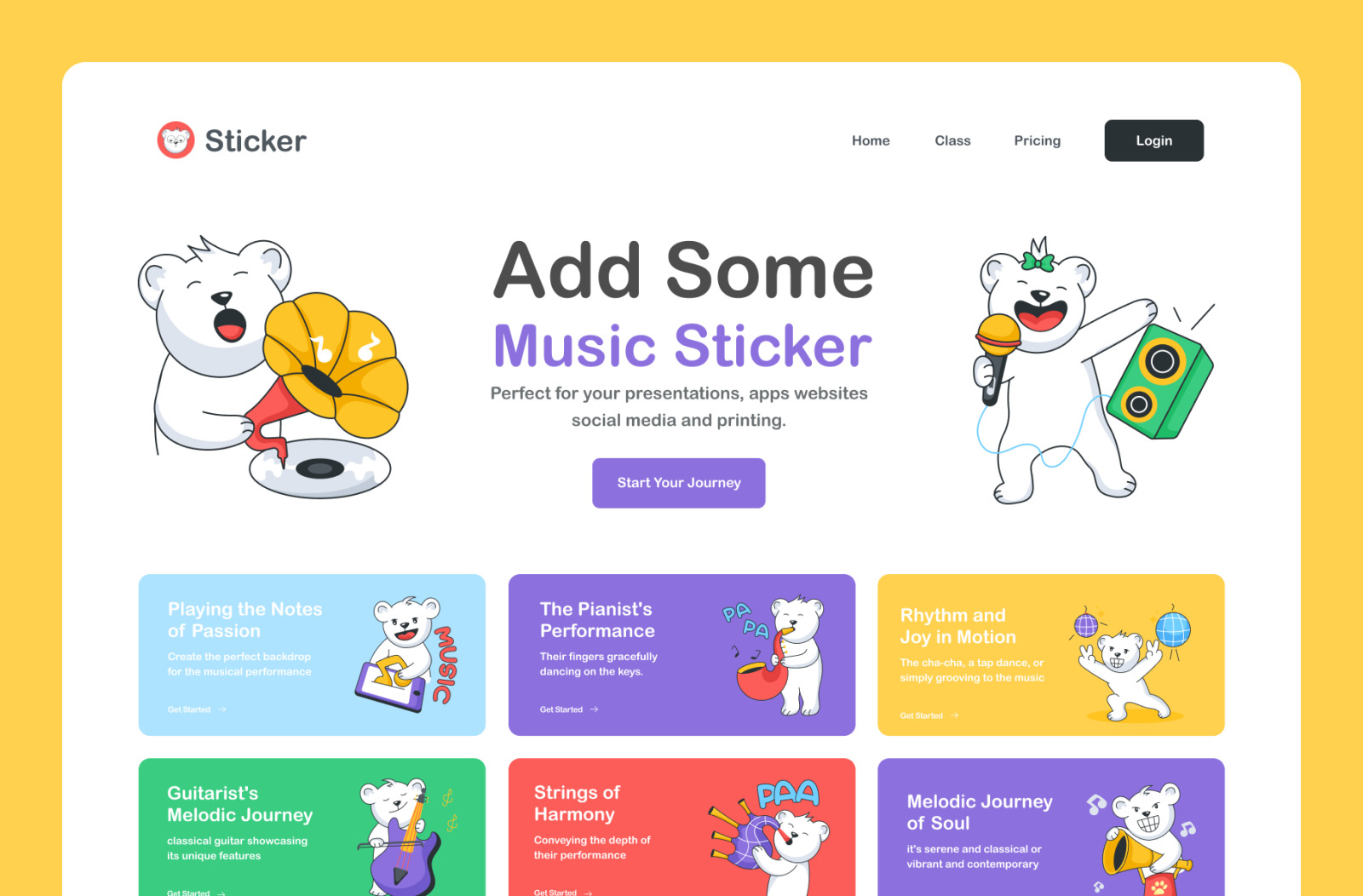 Animated Music Stickers Animated Music Stickers