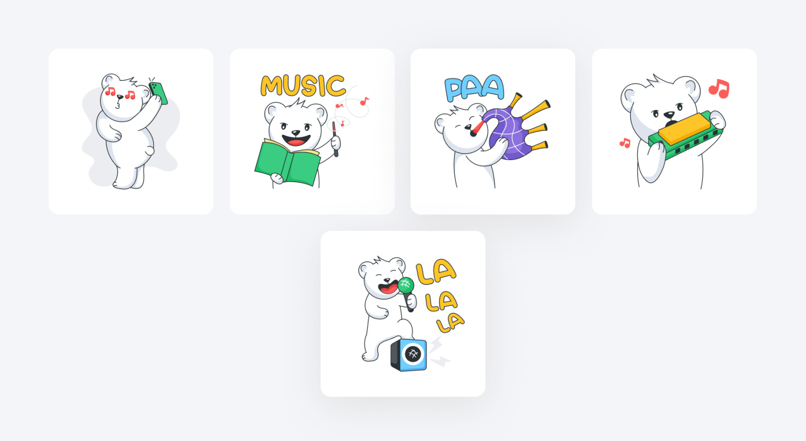 Animated Music Stickers