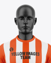 Soccer Kit w/ Mannequin Mockup - Front View