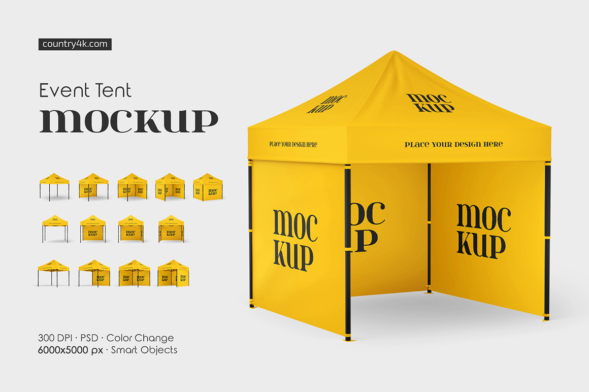 Event Tent Mockup Set Event Tent Mockup Set