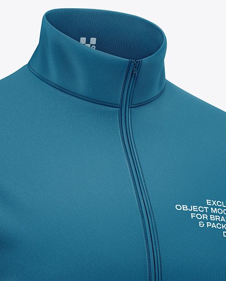 Men's Full-Zip Sweatshirt Mockup