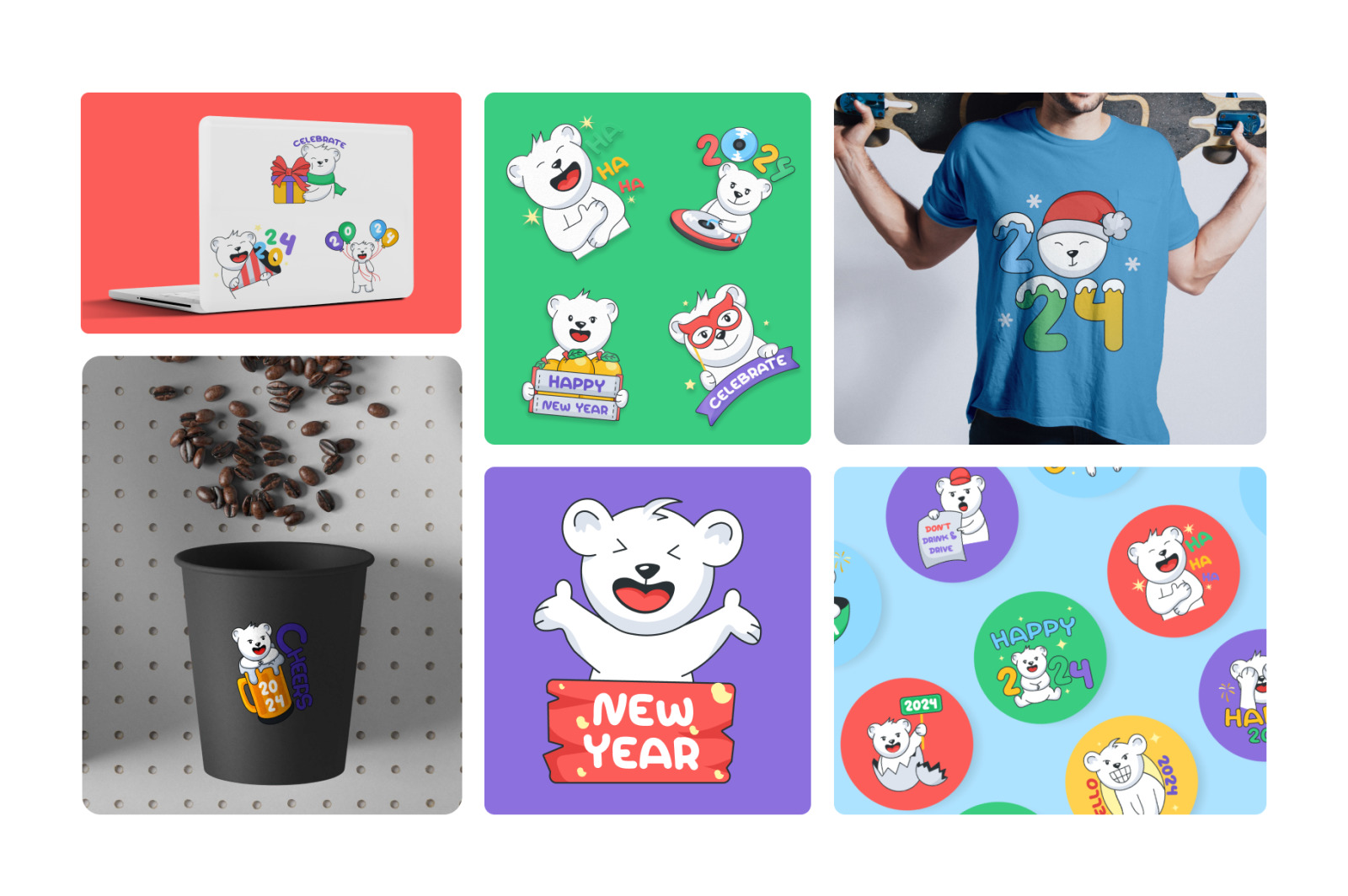 Happy New Year Stickers Happy New Year Stickers