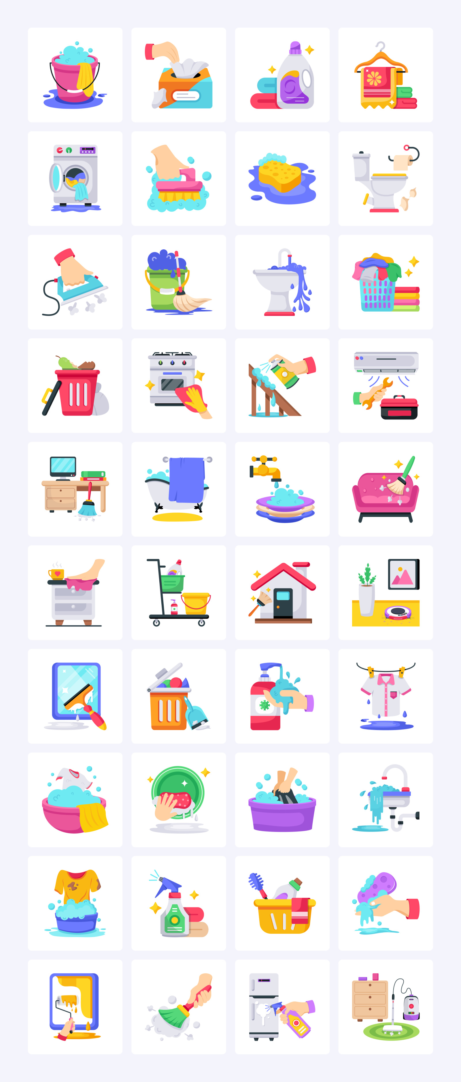 Animated Housekeeping Icons