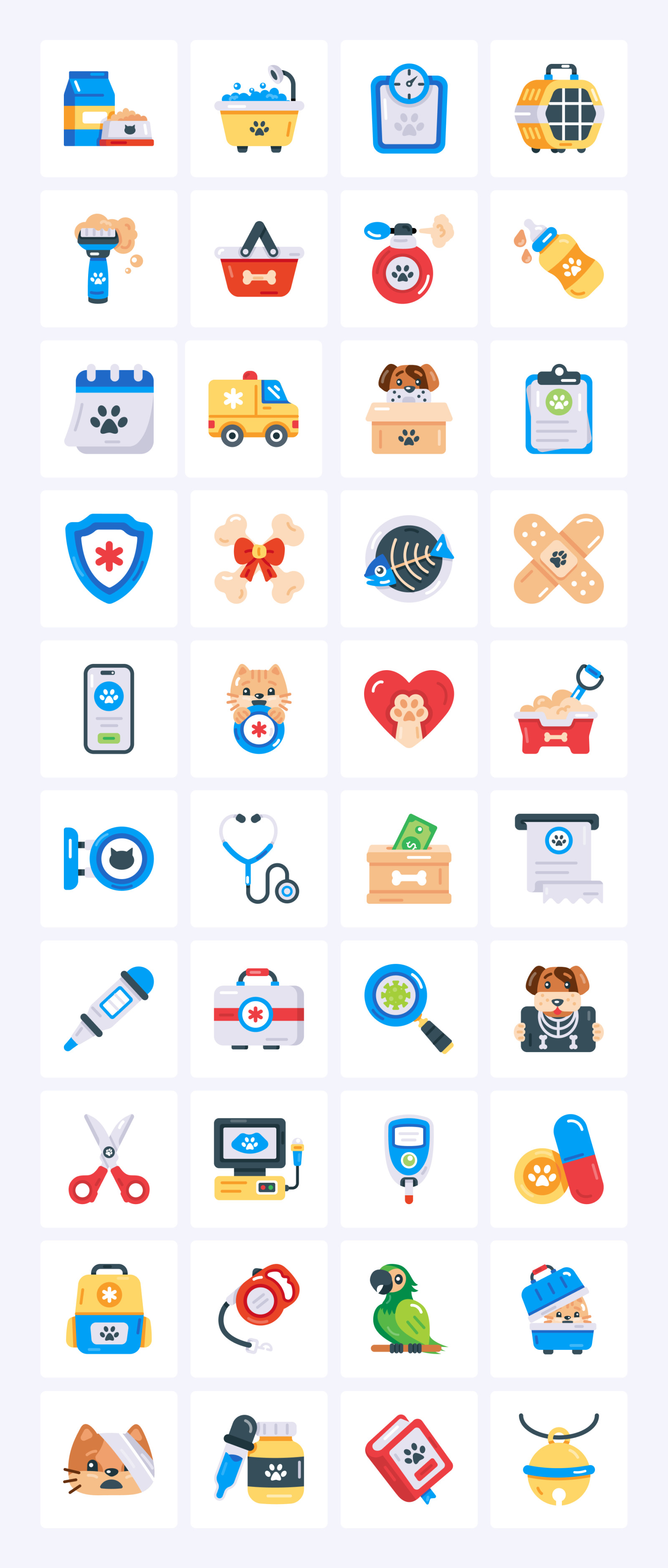 Animated Veterinary Icons