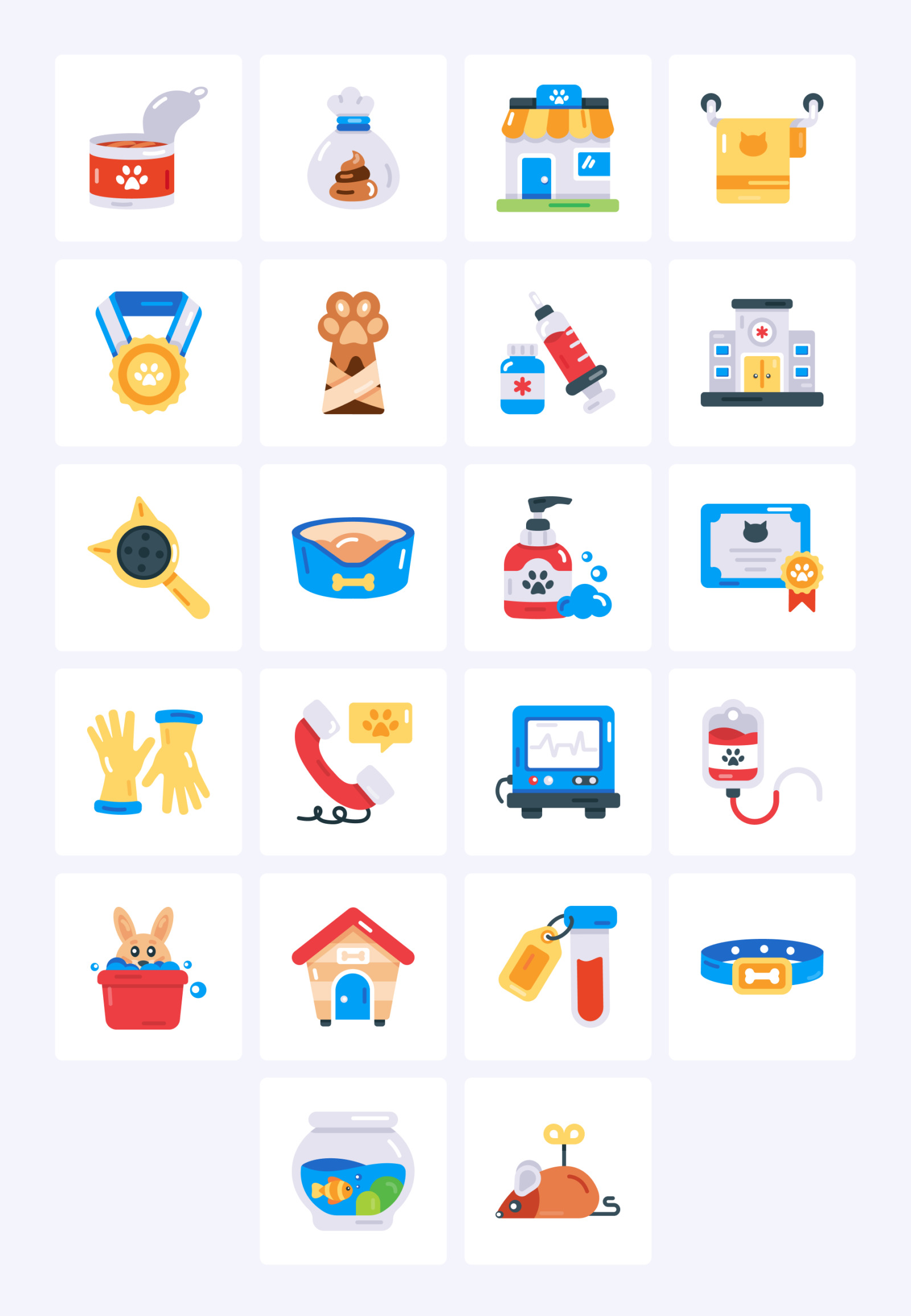 Animated Veterinary Icons