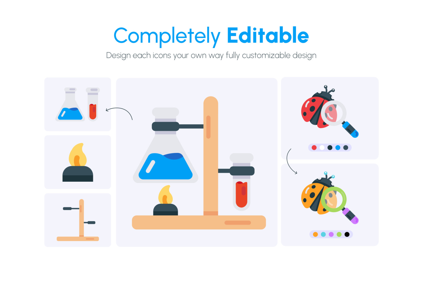 Animated Education and Science Icons