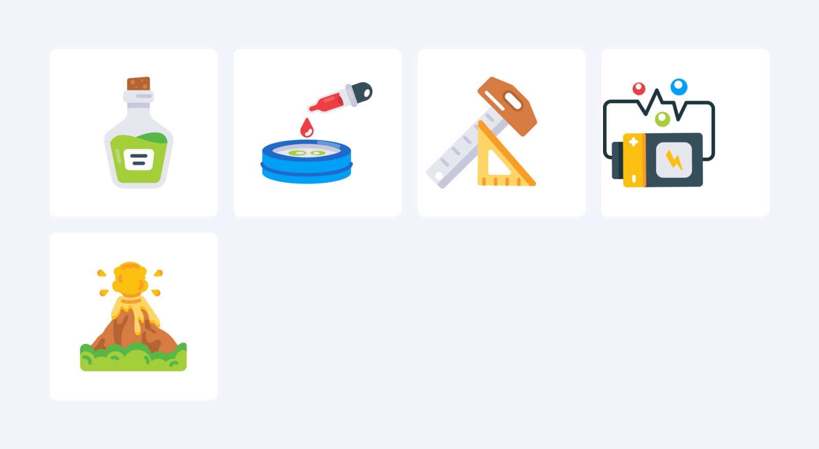 Animated Education and Science Icons