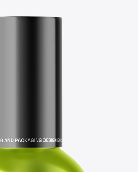 Metallic Cosmetic Bottle Mockup